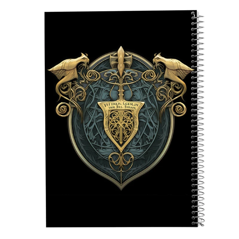 دفتر شطرنجی 50 برگ مدوپد مدل  ارباب حلقه ها The Lord of the Rings کد DF3050