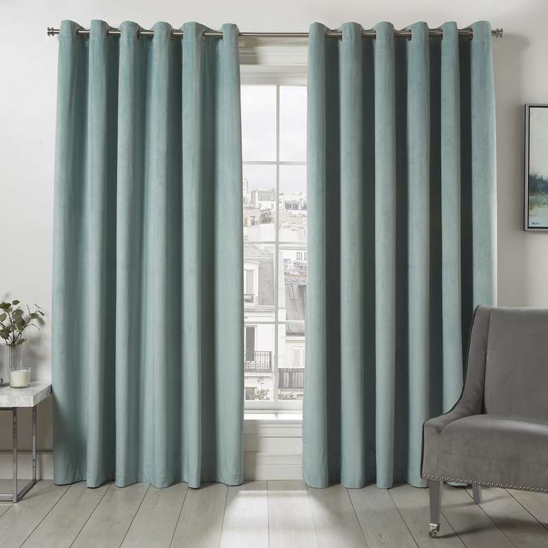 پرده نوین پرده خورشید مدل کتان ملانژ کد NR117 سایز 280‌x140 سانتی متر