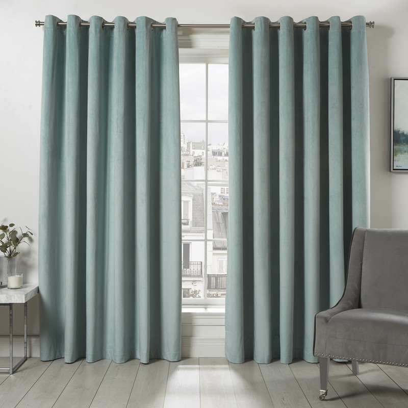 پرده نوین پرده خورشید مدل کتان ملانژ کد NR117 سایز 280‌x140 سانتی متر