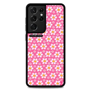 AKAM AMCWSGS21U-FLOWERS5 Cover For Samsung Galaxy S21 Ultra