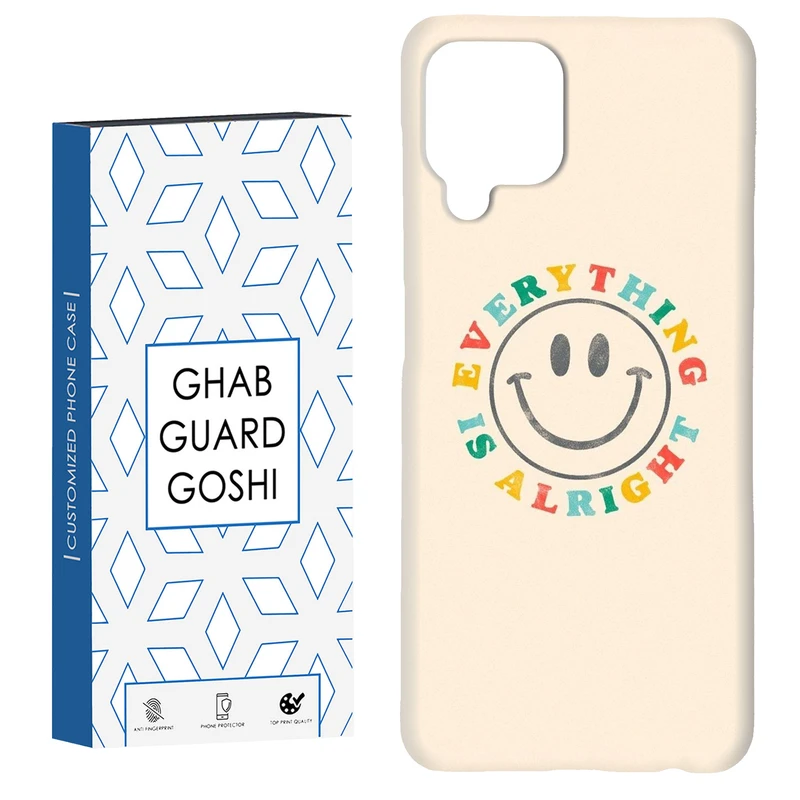 کاور قاب گارد گوشی طرح خوشحال کد Dimo-247 مناسب برای گوشی موبایل سامسونگ Galaxy A12 / Galaxy M12