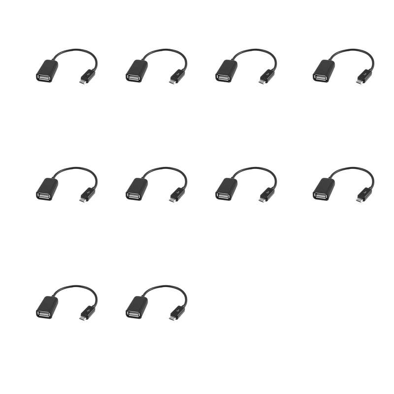 کابل OTG MicroUSB مدل S-k07 بسته 10 عددی