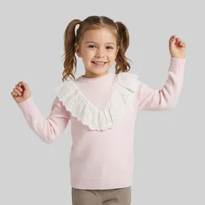 پلیور بافت دخترانه آی چیلک مدل 21078-03 