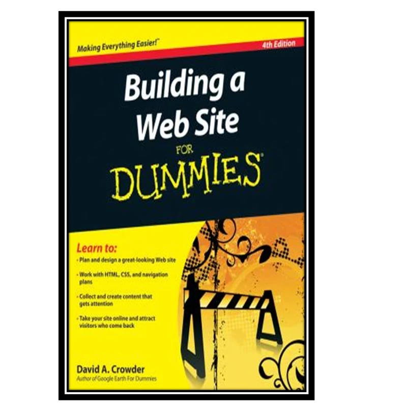 کتاب Building a web site for dummies اثر David A. Crowder انتشارات مؤلفین طلایی
