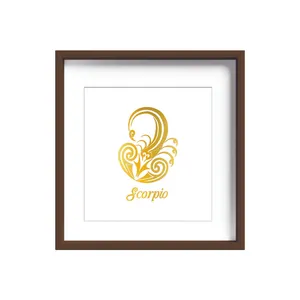 تابلو طلاکوب زرکات طرح ماه تولد آبان مدل Scorpio