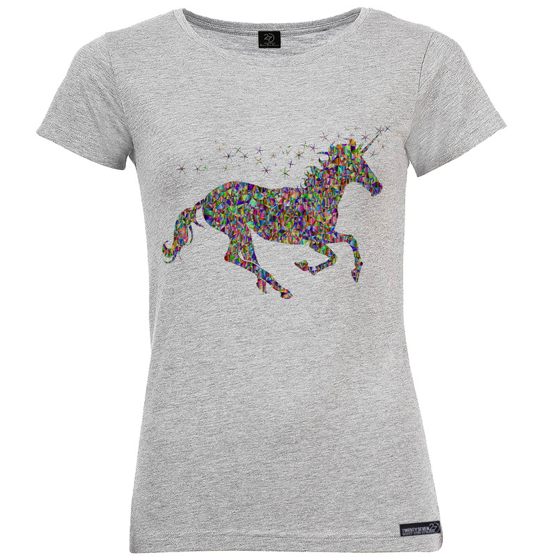 تی شرت آستین کوتاه زنانه 27 مدل unicorn کد PH166