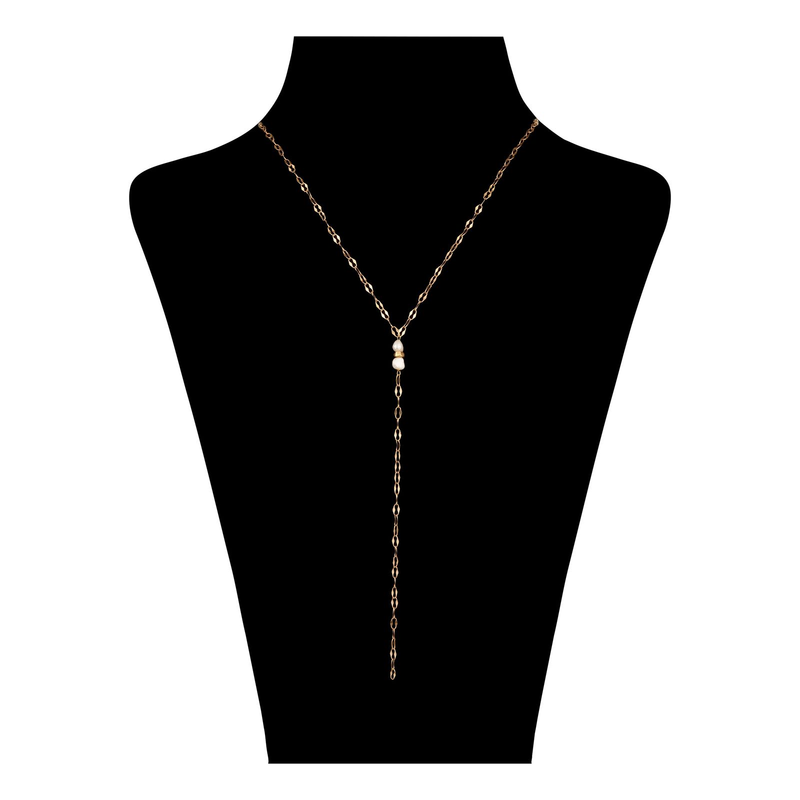 گردنبند طلا 18 عیار زنانه درگونه مدل 13019492 -  - 1