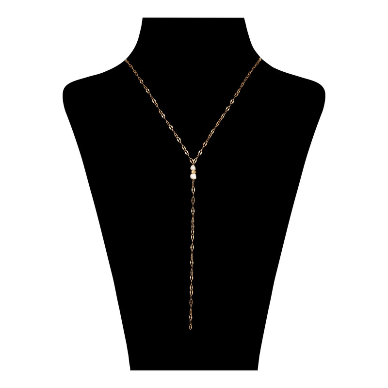 گردنبند طلا 18 عیار زنانه درگونه مدل 13019492