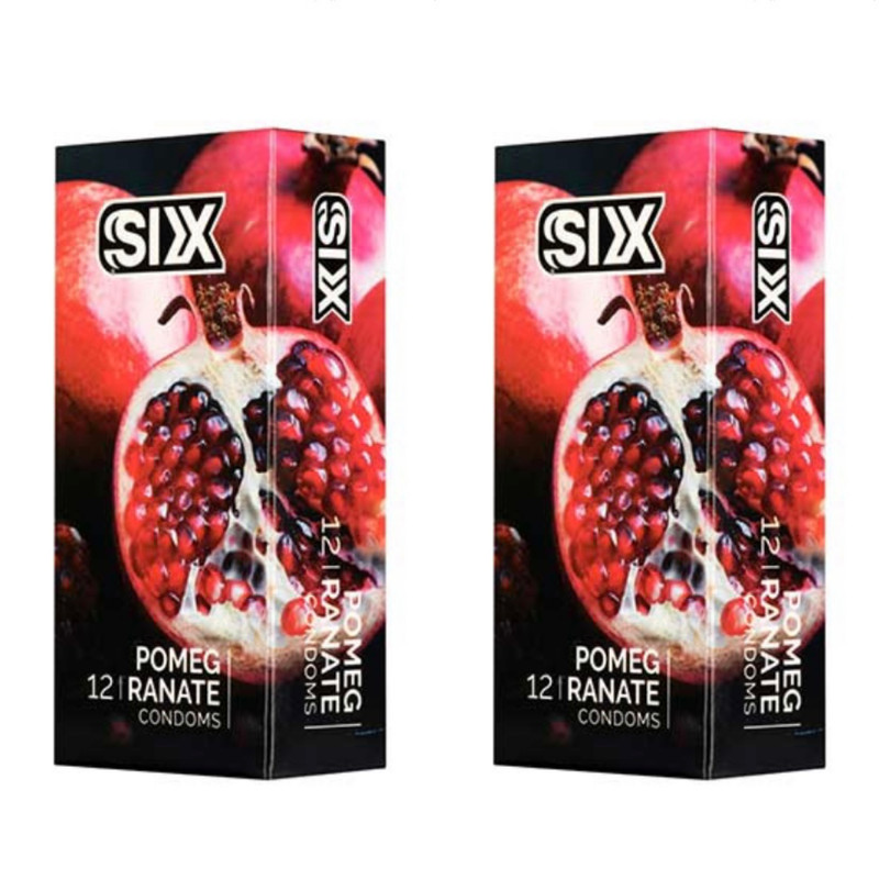 کاندوم سیکس مدل Pomegranate مجموعه 2 عددی