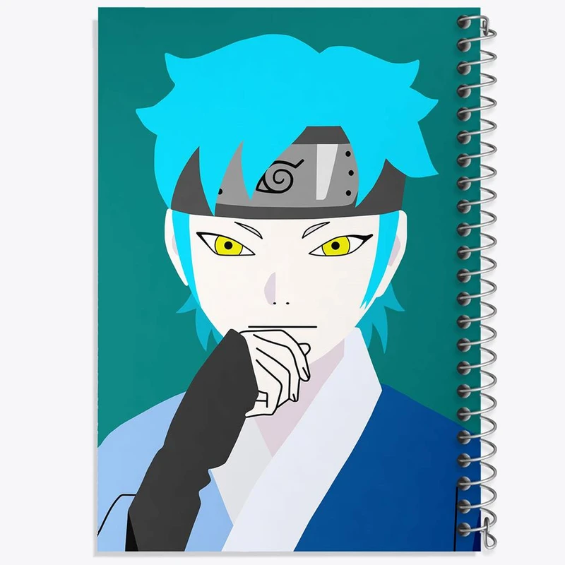 دفتر مشق 100 برگ خندالو طرح میتسوکی انیمه بوروتو Boruto کد 15747