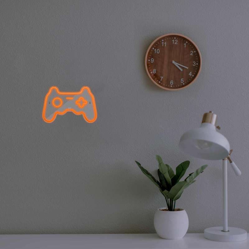 چراغ دیواری نئون دیزاین طرح Game-Controller_ORG