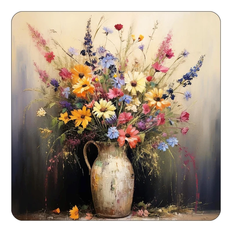 مگنت کاکتی طرح نقاشی رنگ روغن مدل mp73520