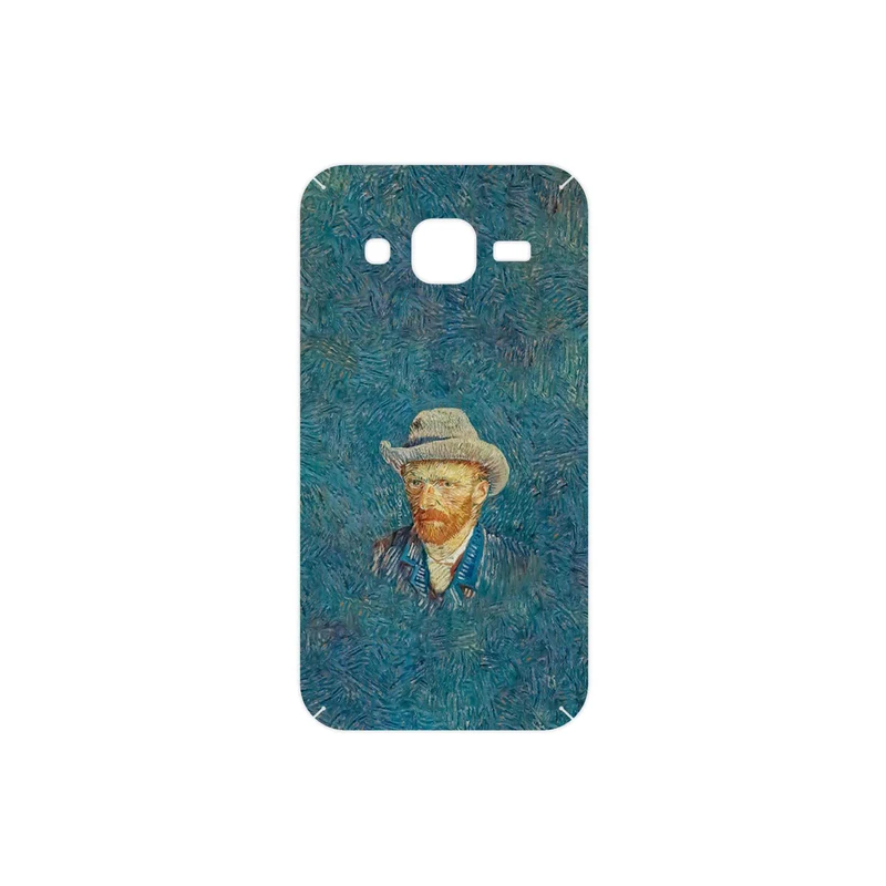 برچسب پوششی ماهوت مدل Self portrait with a gray felt hat مناسب برای گوشی موبایل سامسونگ Galaxy Core Prime