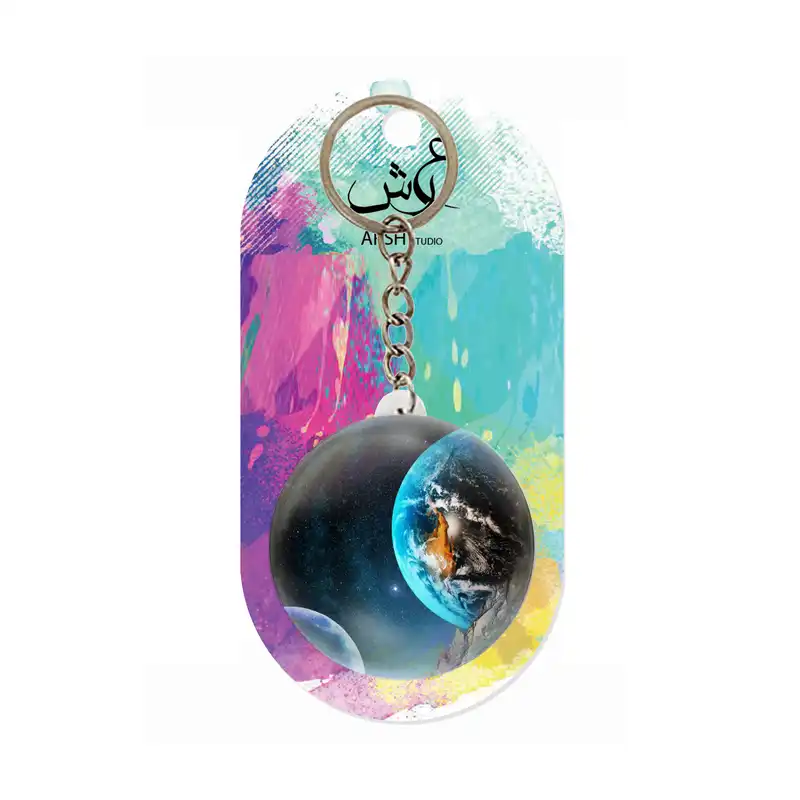 جاکلیدی عرش مدل فانتزی فضا و کهکشان کد Asj6067