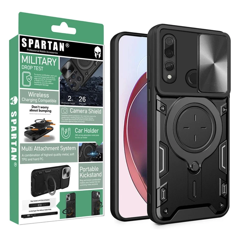 کاور اسپارتان مدل Magnet Ring مناسب برای گوشی موبایل هوآوی Y9 Prime 2019