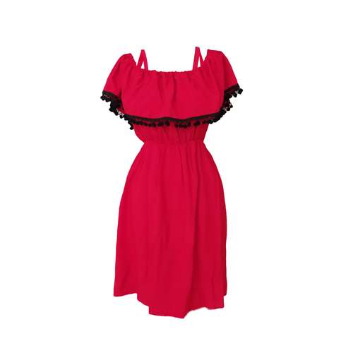 پیراهن ساحلی زنانه مدل خال دار