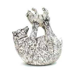 مجسمه مدل خرس پدر و بچه خرس