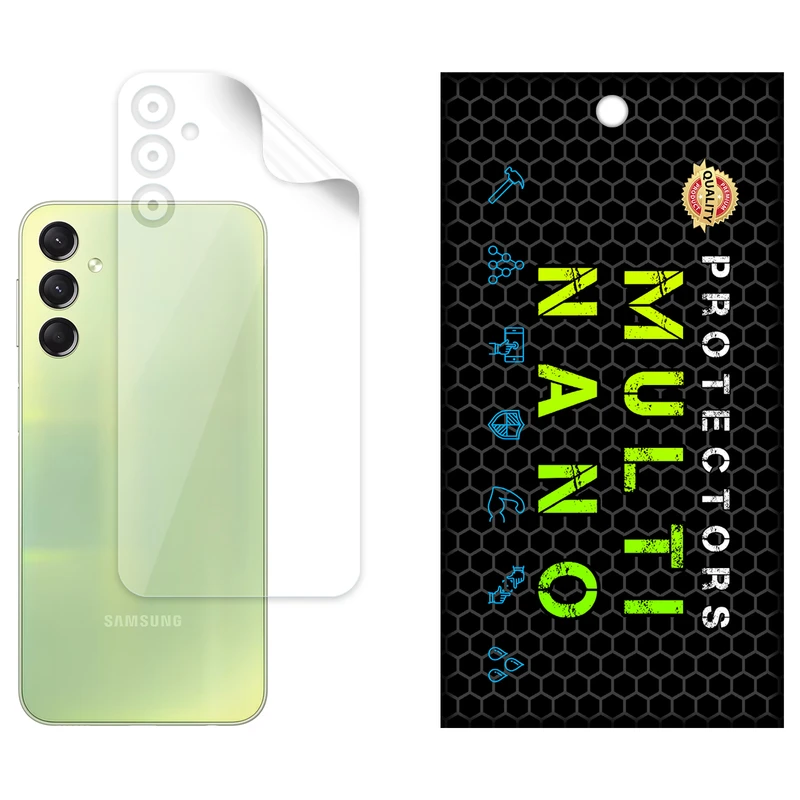 محافظ پشت شفاف نانو هیدروژل مولتی نانو مدل X-F1T مناسب برای گوشی موبایل سامسونگ Galaxy A24 4G