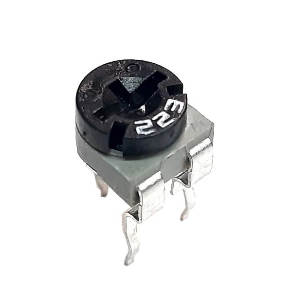 مقاومت پتانسیومتر 22 کیلو اهم کد WH06-2-223 بسته 10 عددی