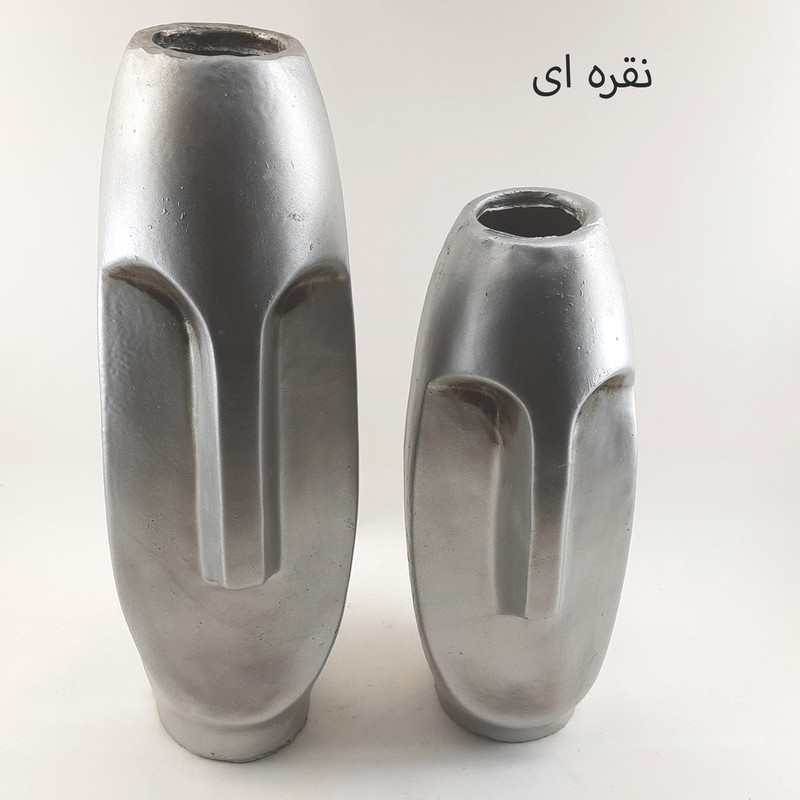 گلدان دکوری مدل صورت کد 556 مجموعه 2 عددی