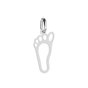 آویز گردنبند نقره هایکا طرح پنجه پا مدل n.ha 688