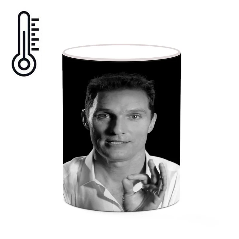 ماگ حرارتی کاکتی طرح Matthew McConaughey مدل mgh26888