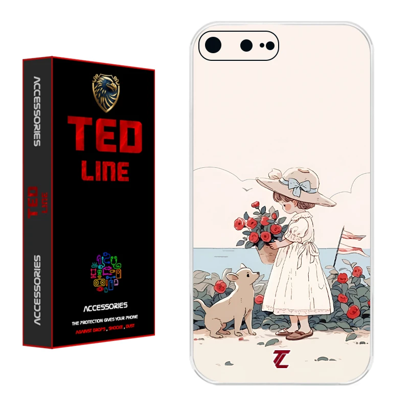 کاور تدلاین طرح دختر کد 1208 مناسب برای گوشی موبایل اپل Iphone 7 Plus / 8 Plus
