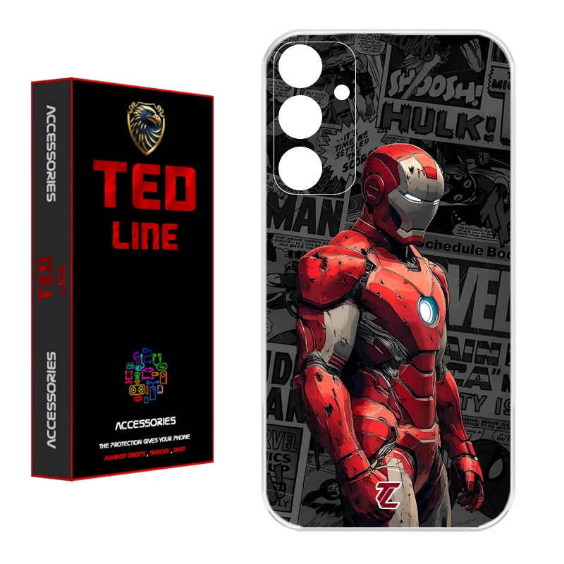 کاور تدلاین طرح آیرون من کد 1161 مناسب برای گوشی موبایل سامسونگ Galaxy A17