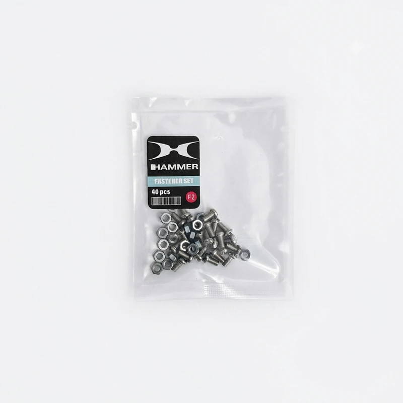 پیچ استوانه و مهره هامر مدل رباتیک سایز M3x6 میلی متر بسته 40 عددی