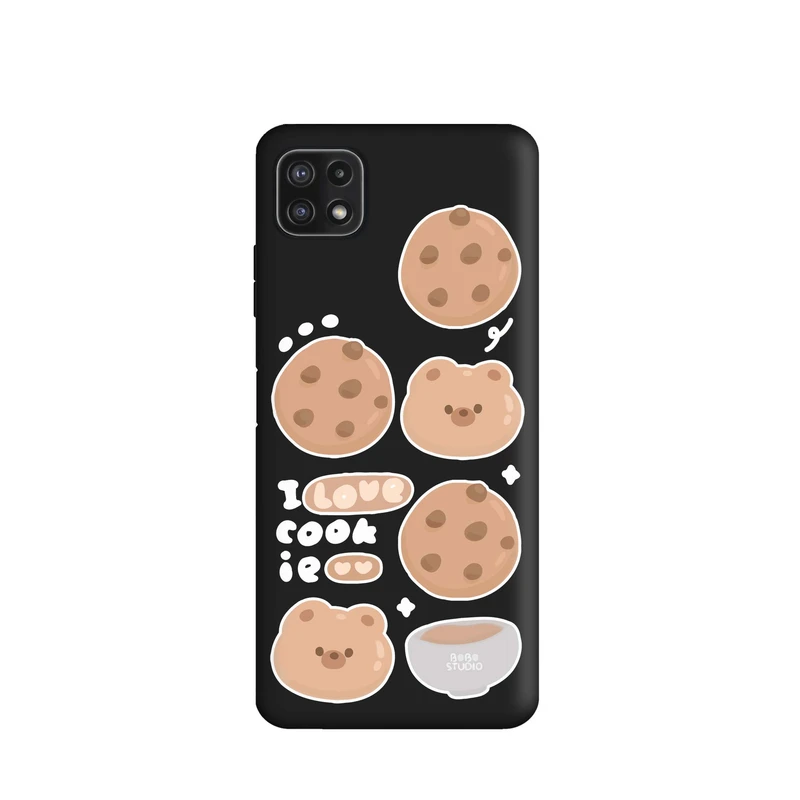کاور قاب گارد طرح کوکی شکلاتی کد a4712 مناسب برای گوشی موبایل سامسونگ Galaxy A22 5G
