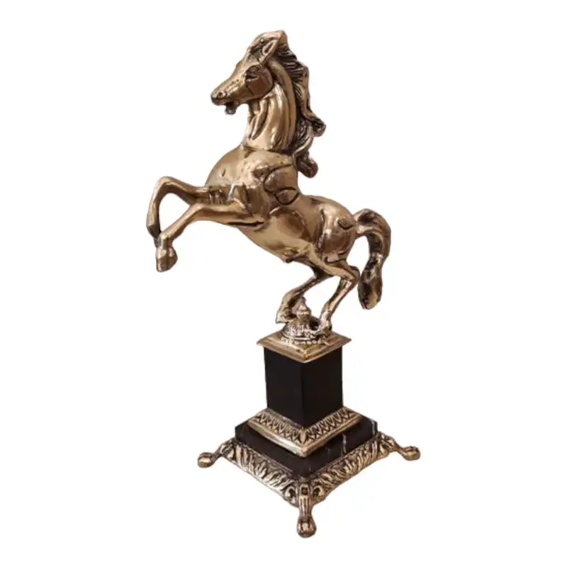 مجسمه برنجی مدل اسب وحشی کد H-2083