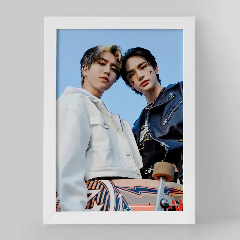 تابلو خندالو مدل سونگمین و هیونجین گروه استری کیدز Stary Kids کد 16892