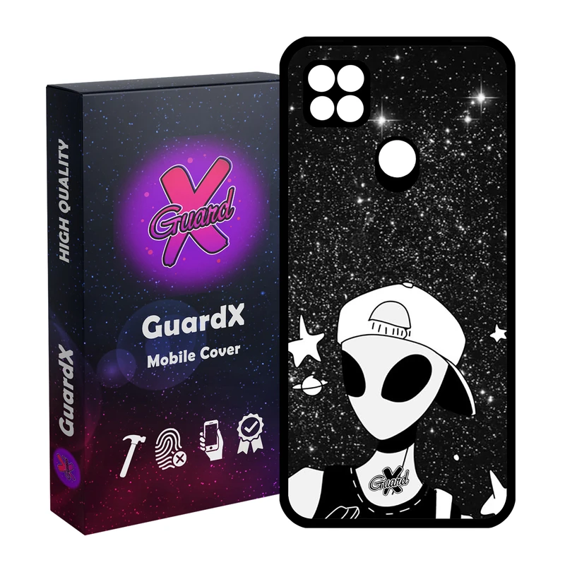 کاور گارد ایکس طرح Alien مدل Glass10307 مناسب برای گوشی موبایل شیائومی Redmi 9C