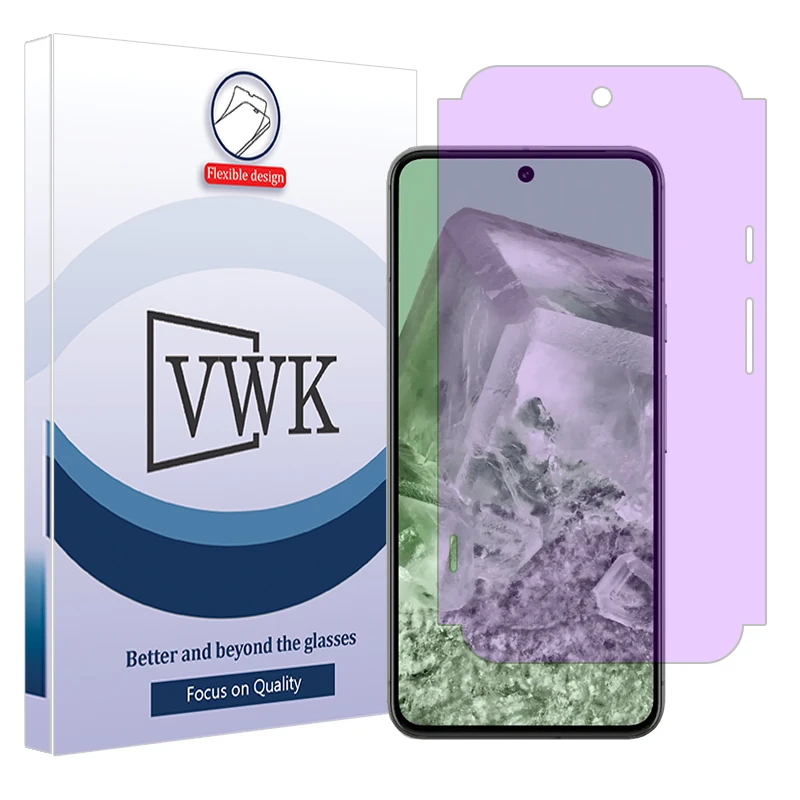 محافظ صفحه نمایش ضداشعه بنفش وی دبلیو کی مدل Eye Care مناسب برای گوشی موبایل گوگل Pixel 8