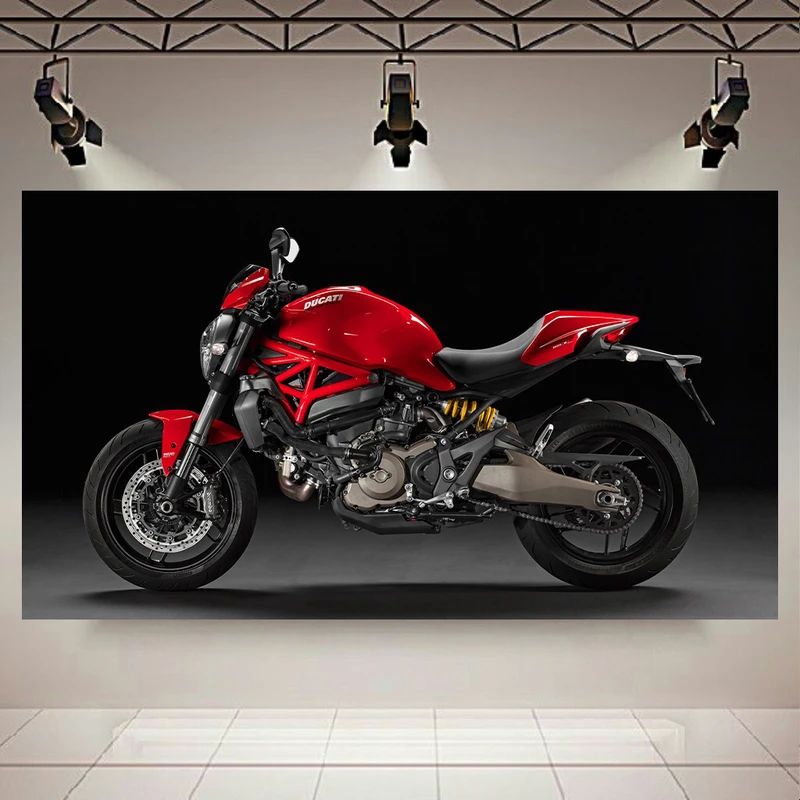 تابلو شاسی طرح موتور مدل Ducati Monster 821 کد AR6380