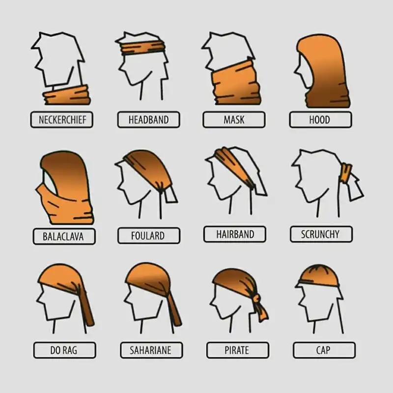 اسکارف و دستمال سر و گردن ساده مدل Simp