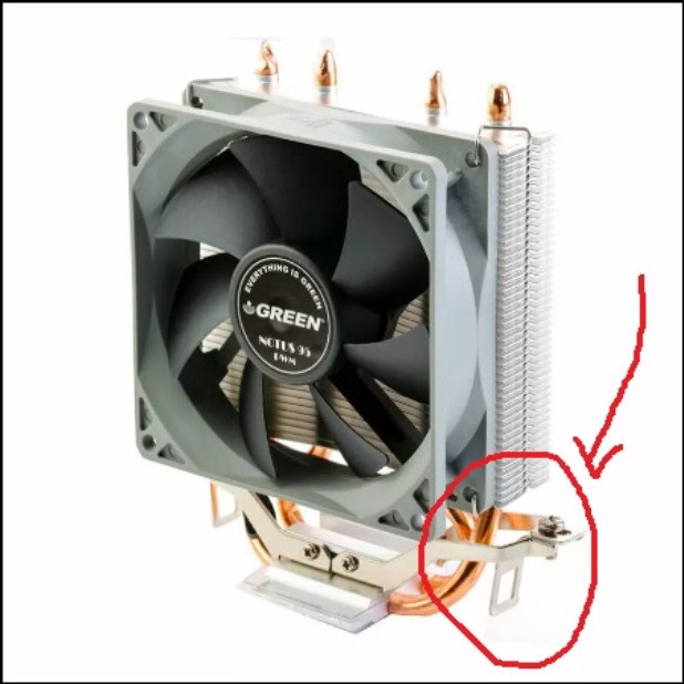 براکت دوتکه پیچی پایه فن CPU مدل 1200 1700 1366/2011