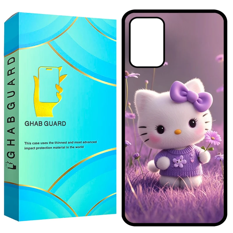 کاور قاب گارد طرح کیتی مدل GCHPA324 مناسب برای گوشی موبایل سامسونگ Galaxy A32 4G