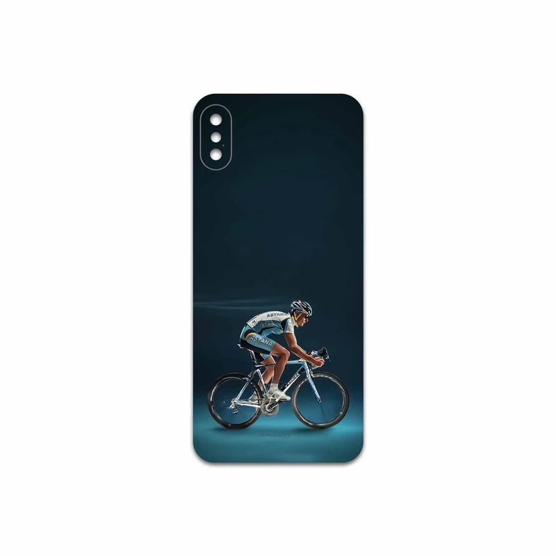 برچسب پوششی ماهوت مدل Road cycling مناسب برای گوشی موبایل اپل iPhone X