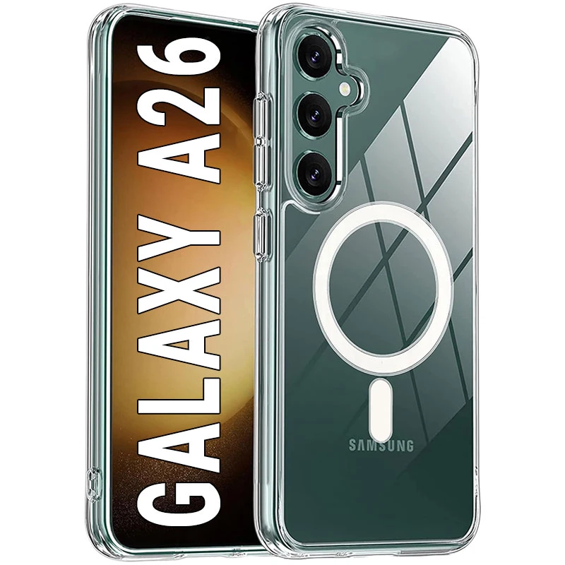 کاور مسیر مدل Clear Magnetic Magsafe مناسب برای گوشی موبایل سامسونگ Galaxy A26