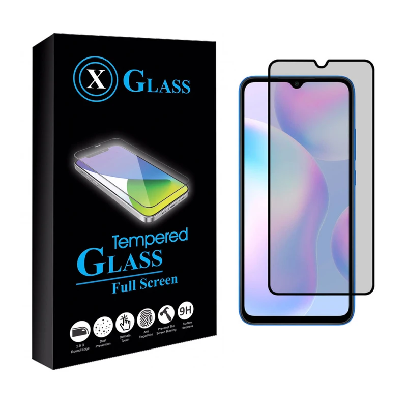 محافظ صفحه نمایش ایکس گلس مدل prvc-f مناسب برای گوشی موبایل شیائومی REDMI 9