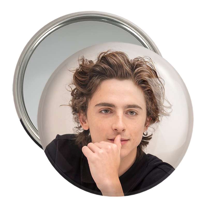 آینه جیبی خندالو مدل تیموتی شالامی Timothée Chalamet کد 19286 آینه جیبی خندالو مدل تیموتی شالامی Timothée Chalamet کد 19286