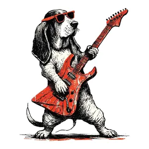 برچسب لپ تاپ پویا مارکت طرح گیتار کد 3985