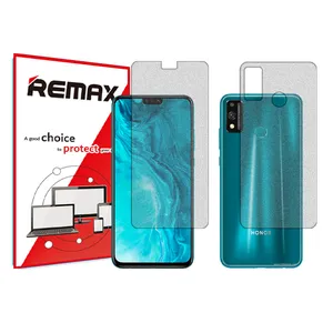 Remax HyMTT model matte screen protector suitable for Honor 9X Lite mobile phone along with back protector
