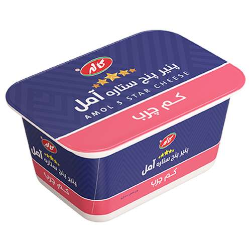 پنیر پنج ستاره آمل کم چرب - 400 گرم