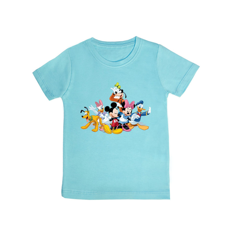 تی شرت آستین کوتاه پسرانه مدل mickey mouse BL048