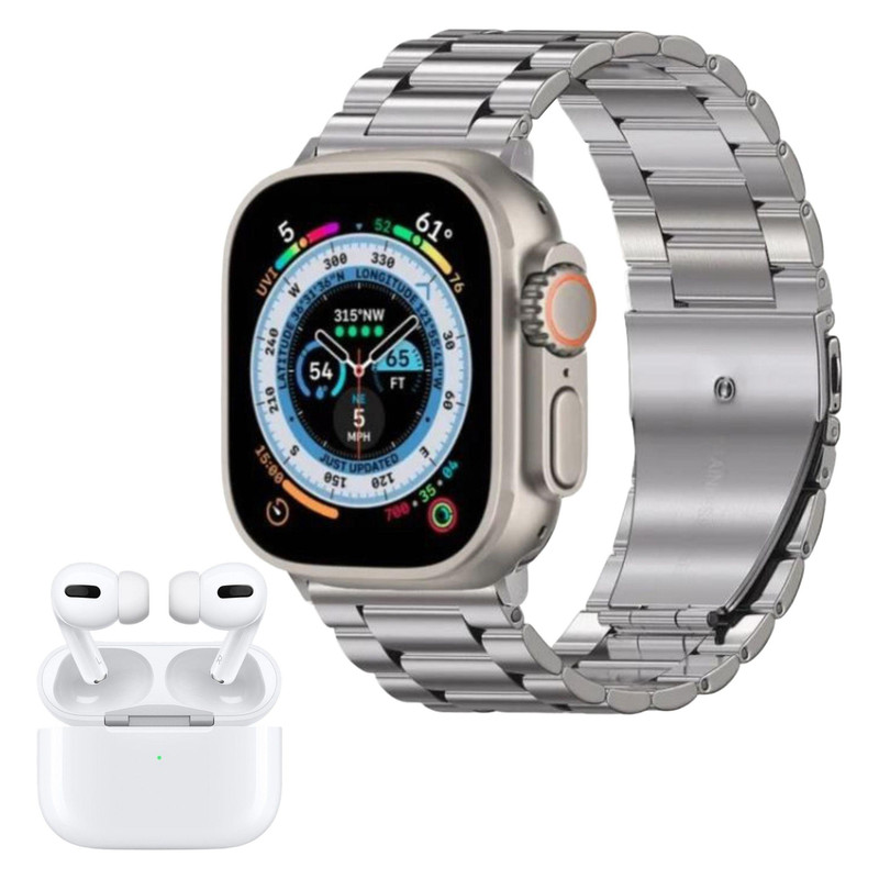 ساعت هوشمند رموجت مدل Airpods Pro+ G9 ULTRA 2 به همراه هندزفری