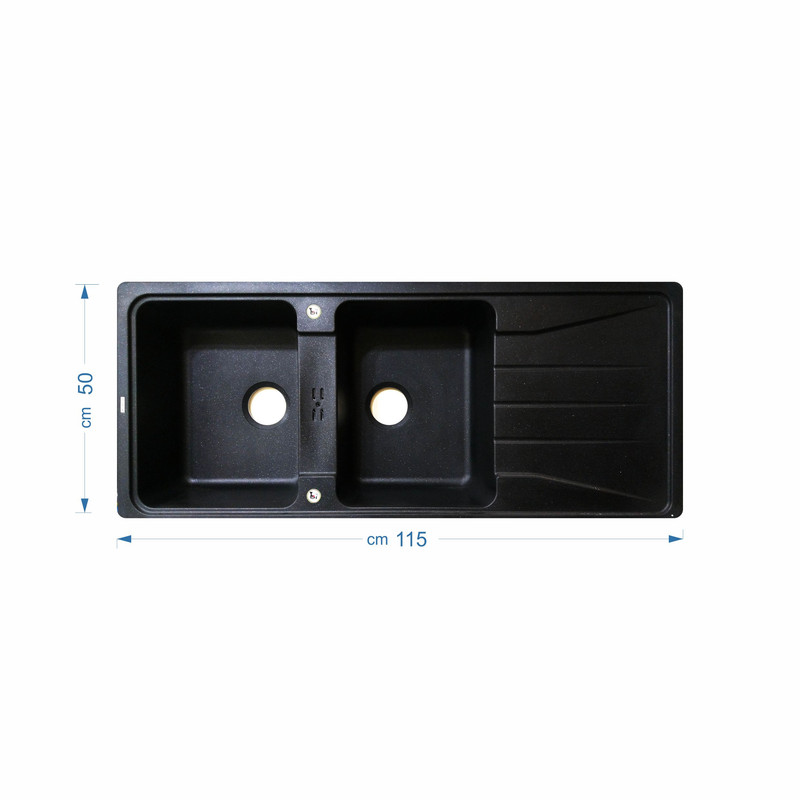 سینک ظرفشویی گرانیت مدل B333 توکار سینک ظرفشویی گرانیت مدل B333 توکار