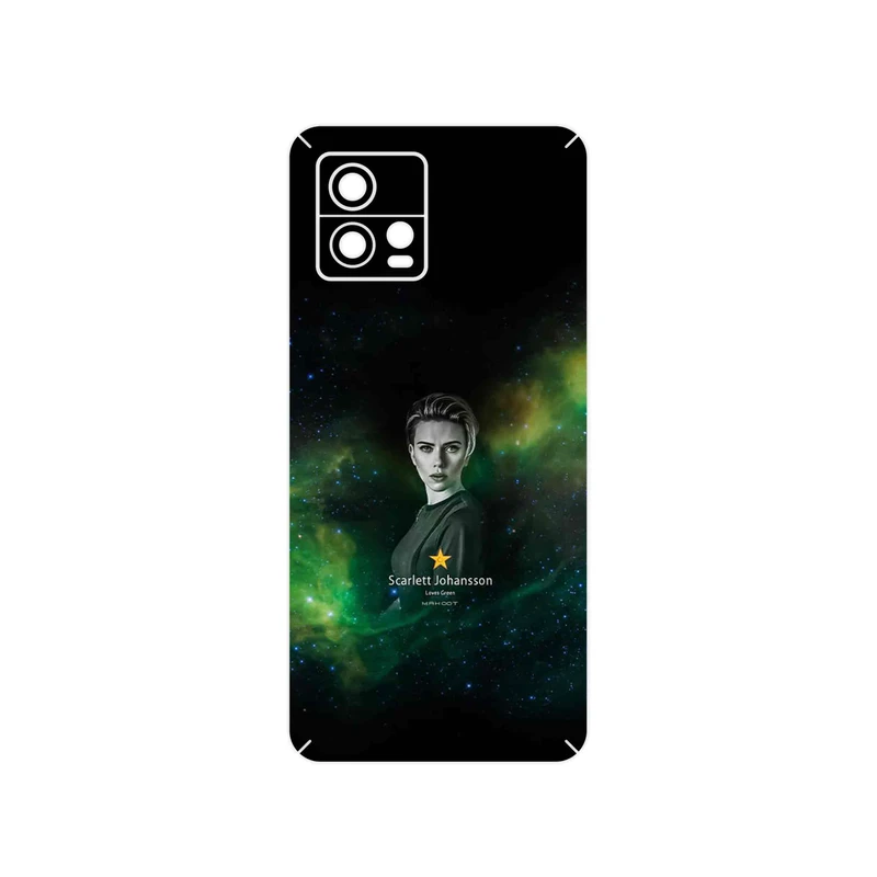 برچسب پوششی ماهوت مدل Scarlett Johansson مناسب برای گوشی موبایل موتورولا Moto G72