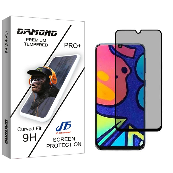 محافظ صفحه نمایش حریم شخصی جی اف مدل Diamond مناسب برای گوشی موبایل سامسونگ Galaxy M21s